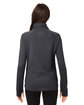 North End Ladies' Rhythm Waffle Pullover carbon ModelBack