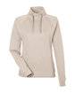 North End Ladies' Rhythm Waffle Pullover oatmeal OFFront