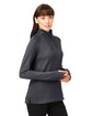 North End Ladies' Rhythm Waffle Pullover carbon ModelQrt