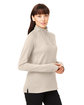 North End Ladies' Rhythm Waffle Pullover oatmeal ModelQrt