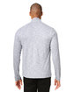 North End Men's Eclipse Jacquard Quarter-Zip platinum heather ModelBack