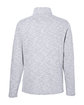 North End Men's Eclipse Jacquard Quarter-Zip platinum heather OFBack