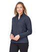 North End Ladies' Spirit Textured Full-Zip classic navy hth ModelQrt