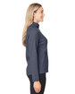 North End Ladies' Spirit Textured Full-Zip classic navy hth ModelSide