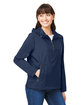 North End Ladies' Aura Lightweight Packable Anorak classc nvy/ crbn ModelQrt