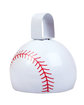 Prime Line Baseball Shape Cow Bell white ModelQrt