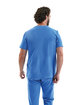 Onna By Premier Men's Limitless V-Neck Stretch Scrub Top ceil blue ModelBack