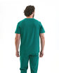 Onna By Premier Men's Limitless V-Neck Stretch Scrub Top clean green ModelBack