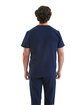 Onna By Premier Men's Limitless V-Neck Stretch Scrub Top navy ModelBack