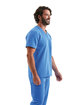 Onna By Premier Men's Limitless V-Neck Stretch Scrub Top ceil blue ModelQrt