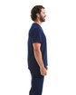 Onna By Premier Men's Limitless V-Neck Stretch Scrub Top navy ModelSide