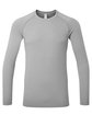 Onna By Premier Men's Unstoppable Fresh Long Sleeve Underscrub Baselayer heather grey OFFront