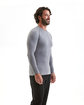 Onna By Premier Men's Unstoppable Fresh Long Sleeve Underscrub Baselayer heather grey ModelQrt