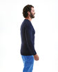 Onna By Premier Men's Unstoppable Fresh Long Sleeve Underscrub Baselayer navy heather ModelSide