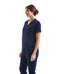 Onna By Premier Ladies' Limitless V-Neck Stretch Scrub Top navy ModelQrt