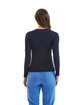 Onna By Premier Ladies' Unstoppable Long-Sleeve Fresh Underscrub Baselayer navy heather ModelBack