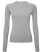 Onna By Premier Ladies' Unstoppable Long-Sleeve Fresh Underscrub Baselayer heather grey OFFront