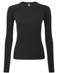 Onna By Premier Ladies' Unstoppable Long-Sleeve Fresh Underscrub Baselayer black OFFront