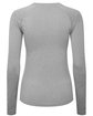 Onna By Premier Ladies' Unstoppable Long-Sleeve Fresh Underscrub Baselayer heather grey OFBack