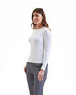 Onna By Premier Ladies' Unstoppable Long-Sleeve Fresh Underscrub Baselayer white ModelQrt