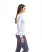 Onna By Premier Ladies' Unstoppable Long-Sleeve Fresh Underscrub Baselayer white ModelSide