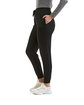 Onna By Premier Ladies' Energized StretchJogger Scrub Pant black ModelSide