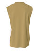 A4 Ladies' Reversible Moisture Management Muscle Shirt vegas gold/ wht ModelBack