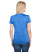 A4 Ladies' Tonal Space-Dye T-Shirt light blue ModelBack
