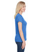 A4 Ladies' Tonal Space-Dye T-Shirt light blue ModelSide