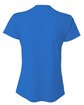 A4 Ladies' Birds-Eye Mesh V-Neck T-Shirt royal ModelBack