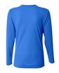 A4 Ladies' Birds-Eye Mesh Long Sleeve V-Neck T-Shirt royal ModelBack