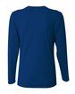 A4 Ladies' Birds-Eye Mesh Long Sleeve V-Neck T-Shirt navy ModelBack