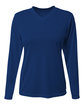 A4 Ladies' Long-Sleeve Sprint V-Neck T-Shirt  