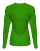 A4 Ladies' Long-Sleeve Sprint V-Neck T-Shirt kelly ModelBack