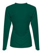 A4 Ladies' Long-Sleeve Sprint V-Neck T-Shirt forest ModelBack