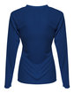 A4 Ladies' Long-Sleeve Sprint V-Neck T-Shirt navy ModelBack