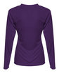 A4 Ladies' Long-Sleeve Sprint V-Neck T-Shirt purple ModelBack