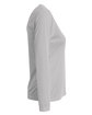 A4 Ladies' Long-Sleeve Sprint V-Neck T-Shirt silver ModelSide