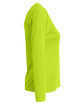 A4 Ladies' Long-Sleeve Sprint V-Neck T-Shirt lime ModelSide