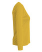A4 Ladies' Long-Sleeve Sprint V-Neck T-Shirt gold ModelSide