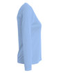 A4 Ladies' Long-Sleeve Sprint V-Neck T-Shirt light blue ModelSide