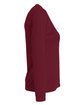 A4 Ladies' Long-Sleeve Sprint V-Neck T-Shirt maroon ModelSide
