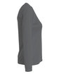 A4 Ladies' Long-Sleeve Sprint V-Neck T-Shirt graphite ModelSide