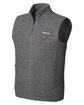 vineyard vines Men's Harbor Fleece Vest charcoal hth_025 OFQrt