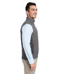 vineyard vines Men's Harbor Fleece Vest charcoal hth_025 ModelSide