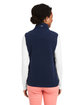 vineyard vines Ladies' Harbor Fleece Vest vineyrd navy_410 ModelBack