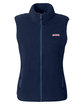 vineyard vines Ladies' Harbor Fleece Vest vineyrd navy_410 OFFront