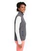 vineyard vines Ladies' Harbor Fleece Vest charcoal hth_025 ModelSide