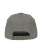 Outdoor Cap Structured Solid Back Hat charcoal ModelBack