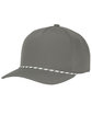 Outdoor Cap Structured Solid Back Hat charcoal ModelQrt